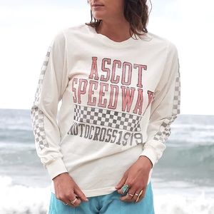 ❣️SOLD❣️ Free People / The Bureau Ascot Speedway Tee size S